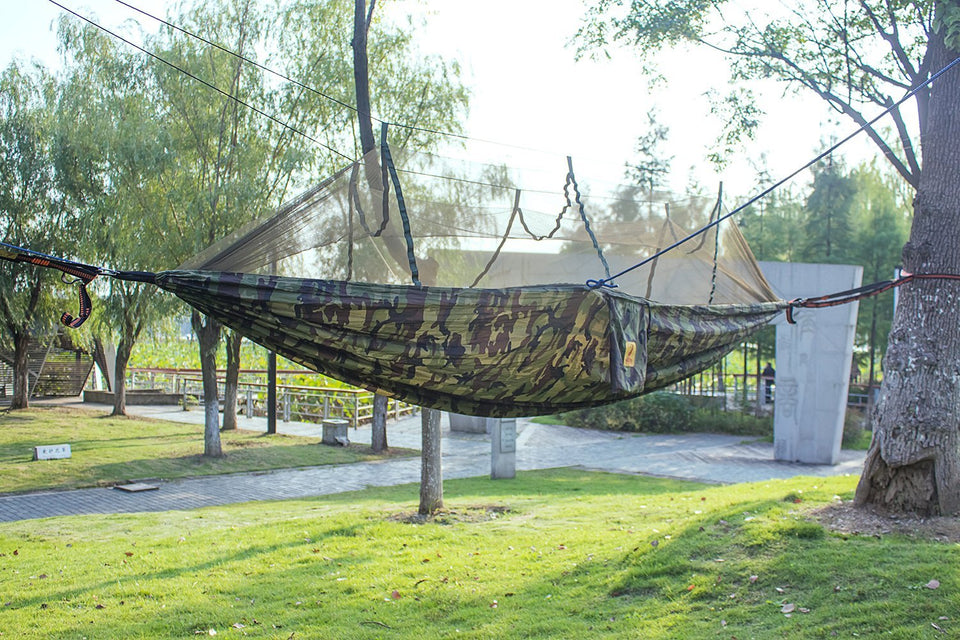 Camo Parachute Fabric Hammock 