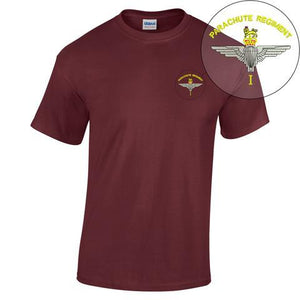 BRITISH ARMY REGIMENTS EMBROIDERED COTTON T-SHIRTS