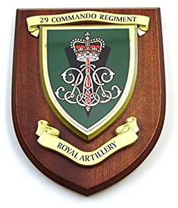 29 Commando Royal Artillery Wall Mess Plaque