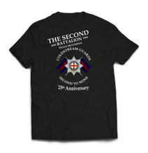 COLDSTREAM GUARDS 2ND BATTALION 25th ANNIVERSARY Printed T-Shirt