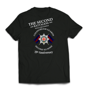 COLDSTREAM GUARDS 2ND BATTALION 25th ANNIVERSARY Printed T-Shirt