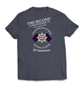 COLDSTREAM GUARDS 2ND BATTALION 25th ANNIVERSARY Printed T-Shirt