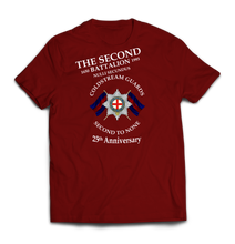 COLDSTREAM GUARDS 2ND BATTALION 25th ANNIVERSARY Printed T-Shirt