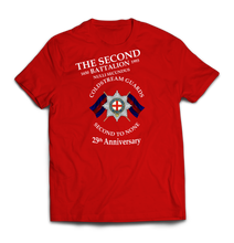 COLDSTREAM GUARDS 2ND BATTALION 25th ANNIVERSARY Printed T-Shirt