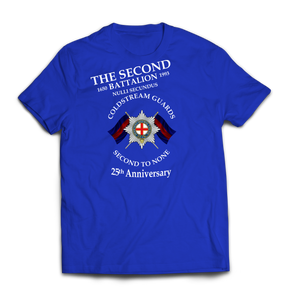 COLDSTREAM GUARDS 2ND BATTALION 25th ANNIVERSARY Printed T-Shirt
