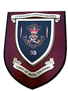59 Independent Commando Royal Engineers Military Wall Plaque