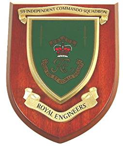 59 Independent Commando Squadron Royal Engineers Wall Mess Plaque