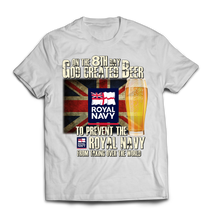 On the 8th Day Royal Navy Printed T-Shirt