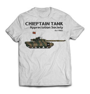 CHIEFTAIN TANK APPRECIATION SOCIETY Printed T-Shirt