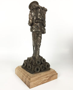 WW1 Remembrance Tommy Cold Cast Bronze Military Statue Sculpture