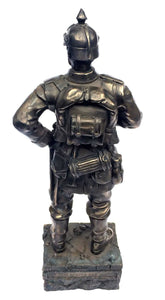 WW1 German Soldier Bronze Statue