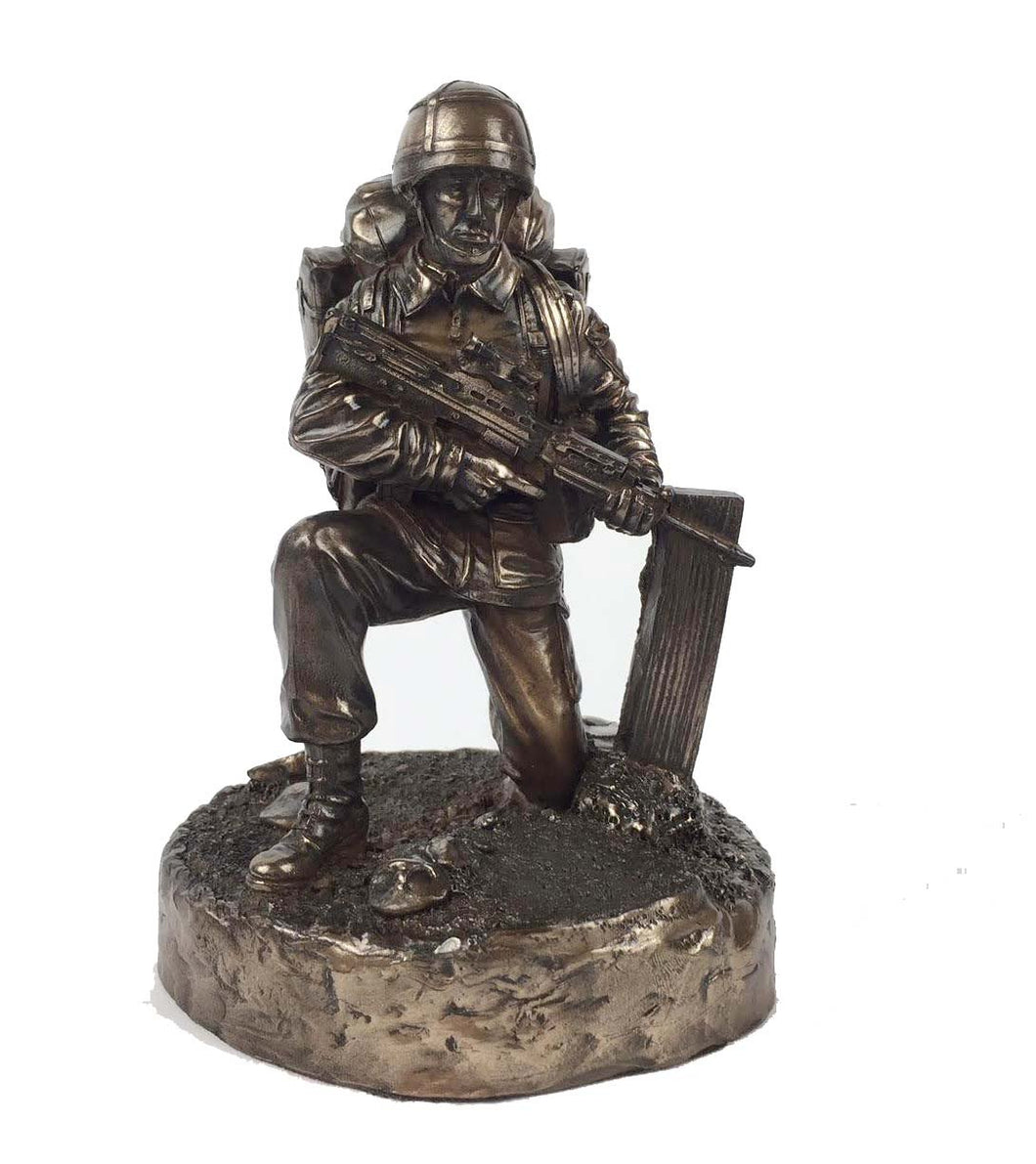 British Soldier Bronze Military Statue Sculpture