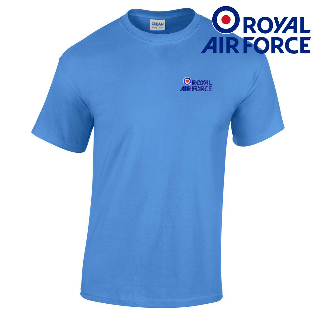 ROYAL AIR FORCE UNITS EMBROIDERED COTTON T-SHIRTS