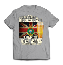 On the 8th Day Royal Marines Printed T-Shirt