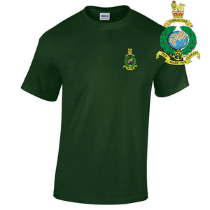 ROYAL MARINE UNITS EMBROIDERED COTTON T-SHIRTS