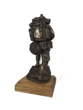 Royal Irish ranger SA80 Caubeen Cold Cast Bronze Military Statue Sculpture