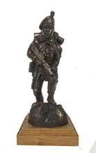Royal Irish ranger SA80 Caubeen Cold Cast Bronze Military Statue Sculpture