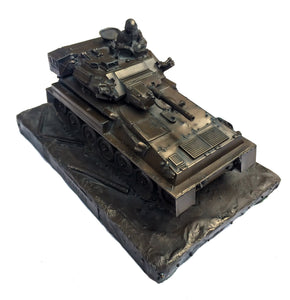 Scorpion FV101 Reconnaissance Vehicle Cold Cast Bronze Military Statue