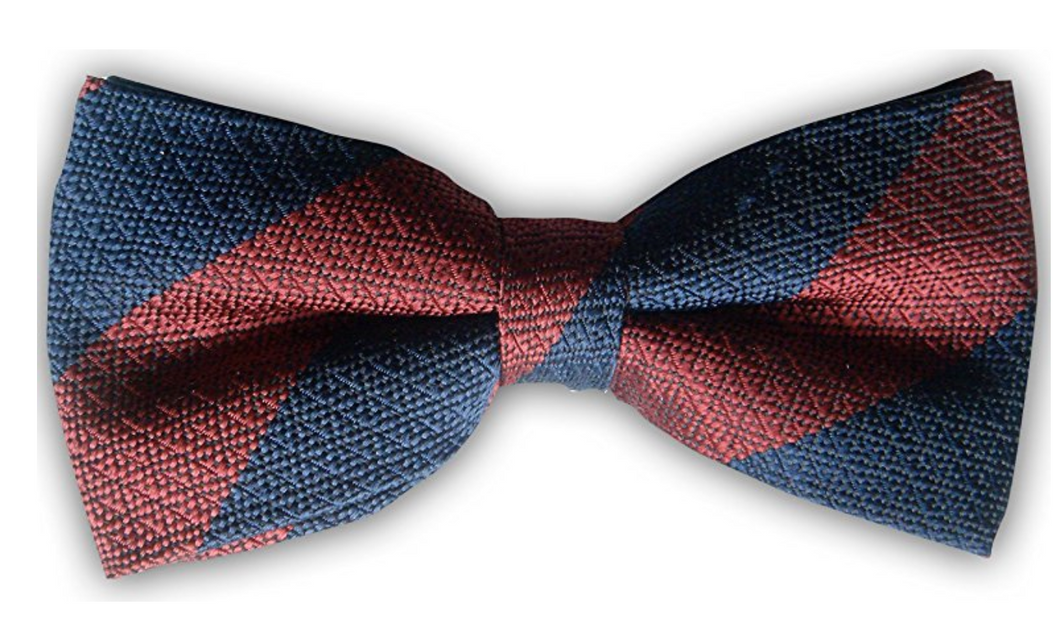 Brigade of Guards Silk Non Crease (Pretied) Regimental Bow Tie