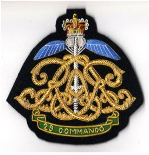 29 Commando Para Regimental Blazer Badge