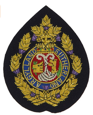 Argyll & Sutherland Highlanders Regimental Blazer Badge