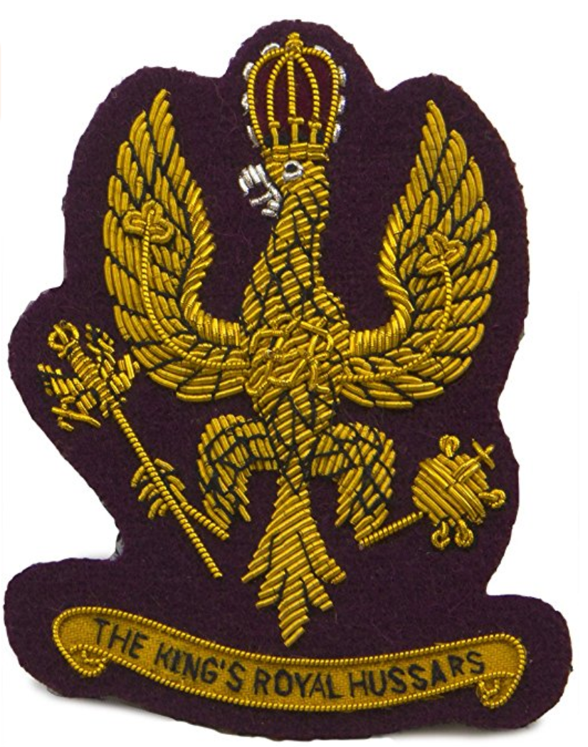 King's Royal Hussars Blazer Badge