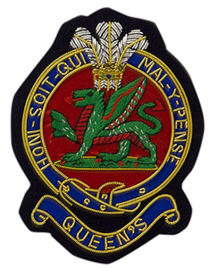 Queen's Regiment Regimental Blazer Badge