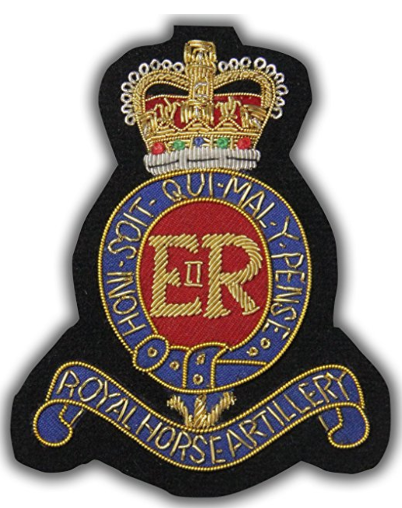 Royal Horse Artillery Blazer Badge (gold)