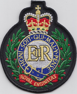 Royal Engineers Embroidered Blazer Patch