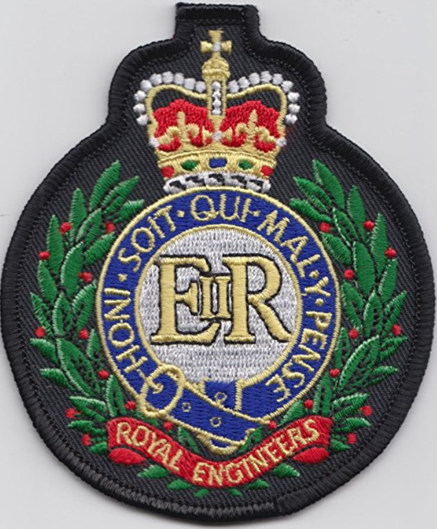 Royal Engineers Embroidered Blazer Patch