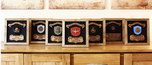 Royal Air Force Solid Oak Plaque