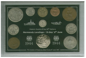 The D-Day Landings Coin Display Gift Set 1944