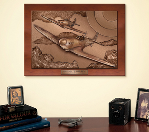 Heroes Of The Sky Limited Edition Brass Finish 3D Panorama