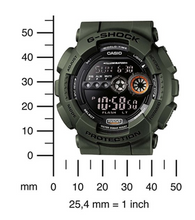 G-Shock Men's Digital Watch with Resin Strap GD-100MS-3ER