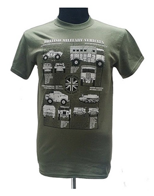 British Army Vehicles World War II Military T-Shirt