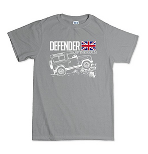 Defender Of The Realm Off Road Land Rover Fans T-shirt