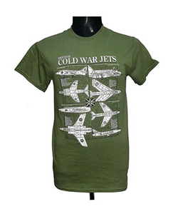 British Cold War Jet Planes Military T Shirt