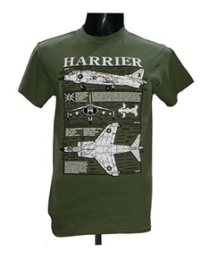 Harrier Jump Jet Men's Military T-Shirt