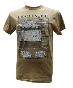 Challenger 1 British Army Tank T Shirt
