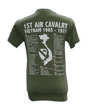 1st Air Cavalry Vietnam War Military T Shirt