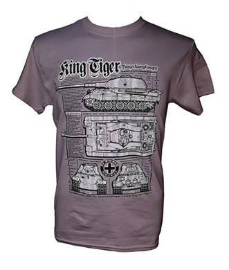 King Tiger Tank Military T Shirt