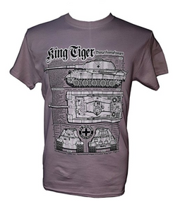 King Tiger Tank Military T Shirt