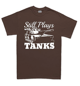 Still Plays With Tanks WWII World War of 1939 Panzer T Shirt