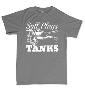 Still Plays With Tanks WWII World War of 1939 Panzer T Shirt