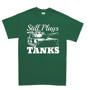 Still Plays With Tanks WWII World War of 1939 Panzer T Shirt