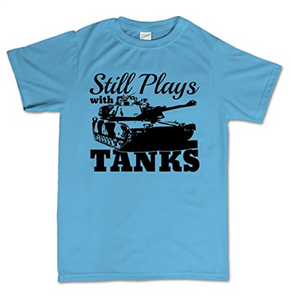 Still Plays With Tanks WWII World War of 1939 Panzer T Shirt
