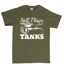 Still Plays With Tanks WWII World War of 1939 Panzer T Shirt
