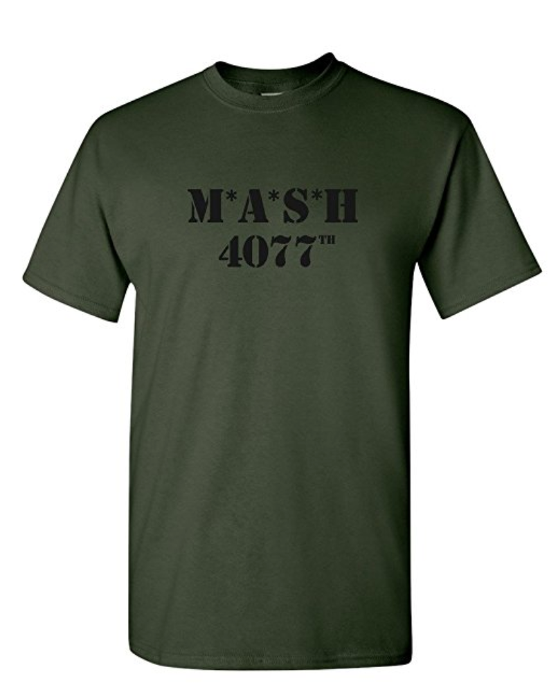 Mash 4077th Military Green Army T Shirt