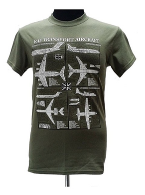 RAF Transport Aircraft Military T Shirt