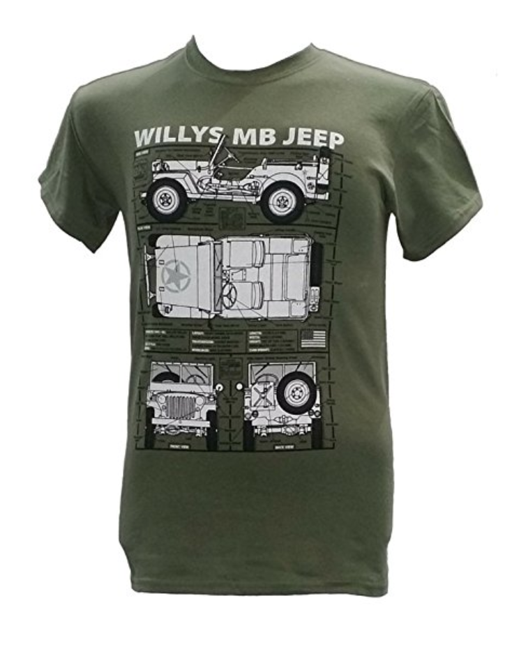Willy's Jeep US Military T Shirt